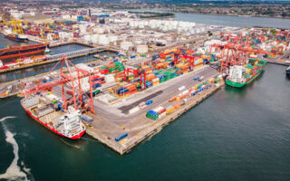 卡尔玛自动化RTG在都柏林Ferryport码头运营